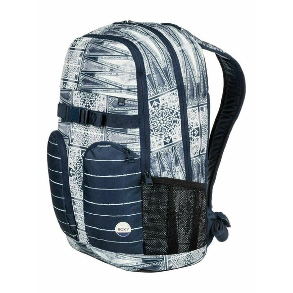 Roxy Take It Slow 22L Navy Blue Backpack NWT Laptop School Travel Medium Size - Picture 6 of 7